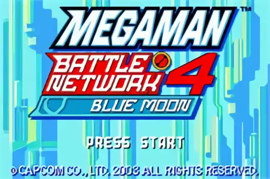 Image n° 5 - titles : Mega Man Battle Network 4 - Blue Moon