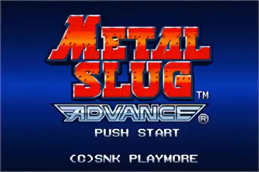 Image n° 5 - titles : Metal Slug Advance