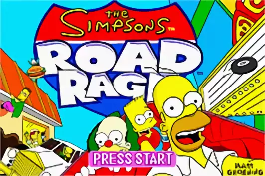 Image n° 5 - titles : The Simpsons - Road Rage