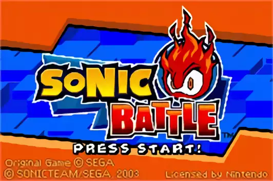 Image n° 5 - titles : Sonic Battle Image n° 5 - titles : Sonic Battle