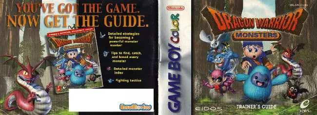 manual for Dragon Warrior Monsters