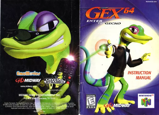 manual for Gex - Enter the Gecko