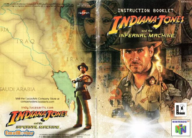 manual for Indiana Jones and the Infernal Machine