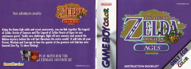 manual for Legend of Zelda Oracle of Ages