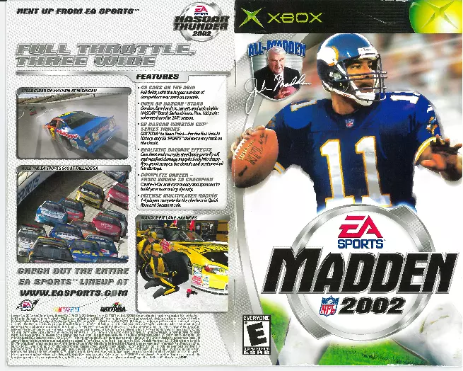 manual for Madden NFL 2002