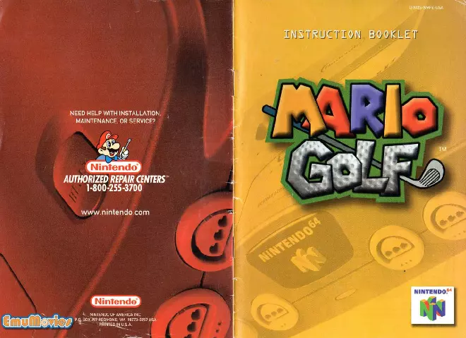 manual for Mario Golf
