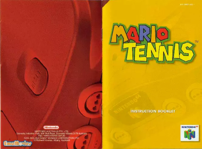 manual for Mario Tennis