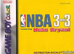 manual for NBA 3 on 3 featuring Kobe Bryant
