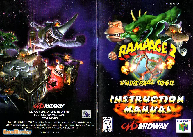 manual for Rampage 2 Universal Tour
