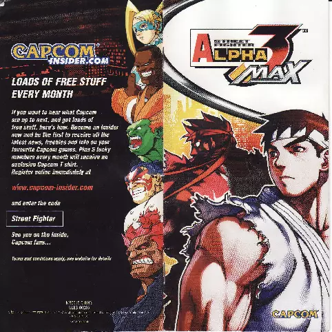 manual for Street Fighter Alpha - Warriors' Dreams