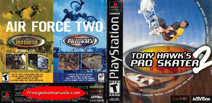 manual for Tony Hawk's Pro Skater 2