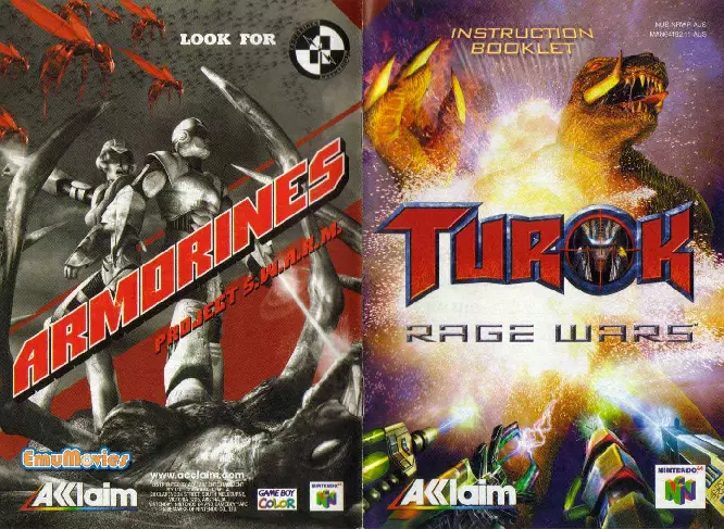 manual for Turok - Rage Wars