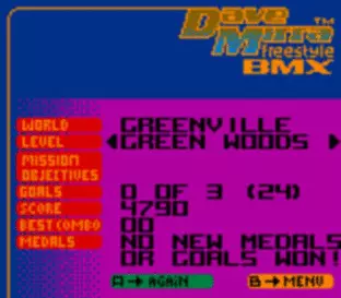 Image n° 3 - screenshots  : Dave Mirra Freestyle BMX