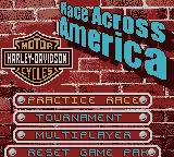 Image n° 1 - screenshots  : Harley Davidson Race Across America