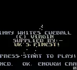 Image n° 1 - screenshots : Jimmy White's Cueball Image n° 1 - screenshots : Jimmy White's Cueball