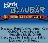 Image n° 1 - screenshots  : Kaeptn Blaubaer Die Verrueckte Schatzsuche GERMAN-