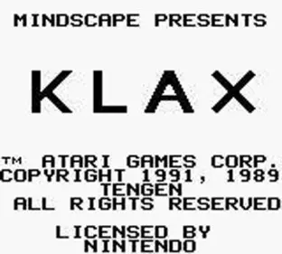 Image n° 4 - screenshots  : Klax