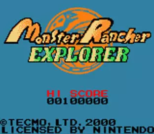 Image n° 6 - screenshots  : Monster Rancher Explorer