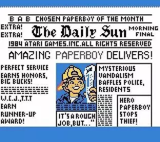 Image n° 7 - screenshots : Paperboy Image n° 7 - screenshots : Paperboy