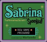 Image n° 1 - titles : Sabrina - The Animated Series - Spooked!