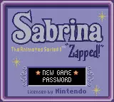 Image n° 1 - screenshots  : Sabrina - The Animated Series - Zapped!