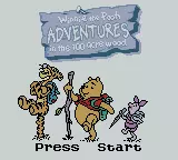 Image n° 1 - screenshots  : Winnie the Pooh - Adventures in the 100 Acre Wood