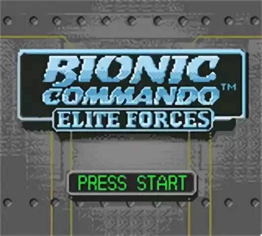 Image n° 11 - titles : Bionic Commando - Elite Forces