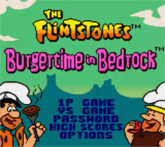 Image n° 4 - titles : Flintstones, The - Burgertime in Bedrock