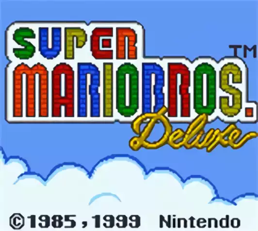 Image n° 5 - titles : Super Mario Bros. Deluxe