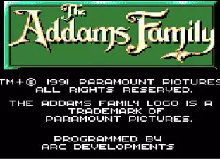 Image n° 3 - screenshots  : Addams Family, The