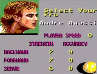 Image n° 5 - screenshots  : Andre Agassi Tennis