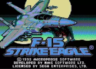 Image n° 3 - screenshots  : F-15 Strike Eagle