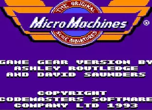 Image n° 3 - screenshots  : Micro Machines 2 - Turbo Tournament