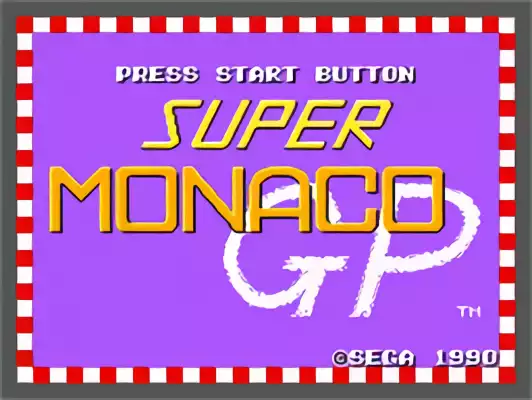 Image n° 10 - titles : Super Monaco GP