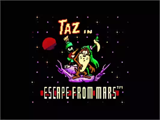 Image n° 11 - titles : Taz in Escape from Mars