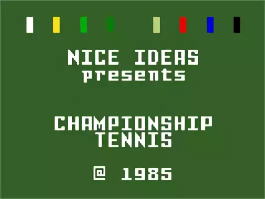 Image n° 5 - titles : Championship Tennis