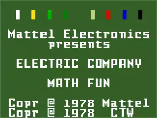Image n° 5 - titles : Electric Company - Math Fun