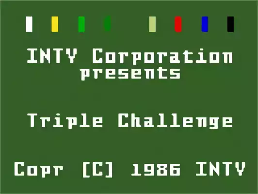 Image n° 5 - titles : Triple Challenge