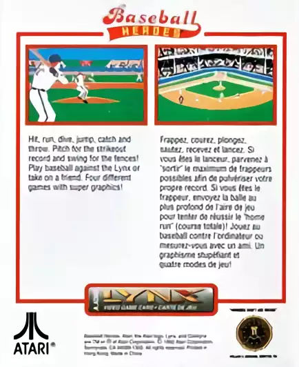 Image n° 2 - boxback : Baseball Heroes