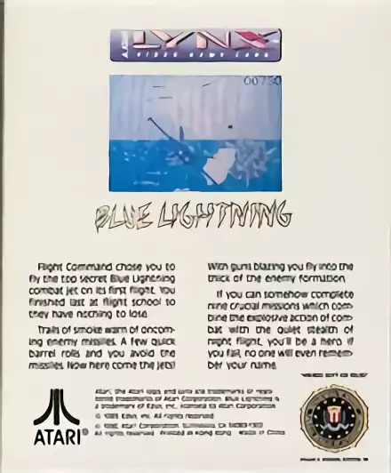 Image n° 2 - boxback : Blue Lightning