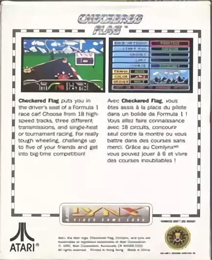 Image n° 2 - boxback : Checkered Flag