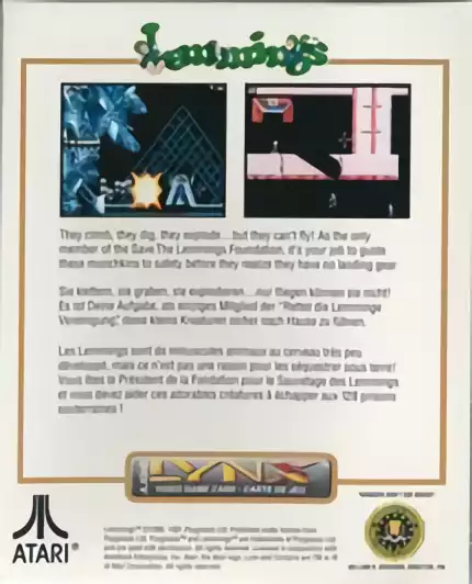 Image n° 2 - boxback : Lemmings