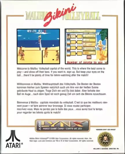 Image n° 2 - boxback : Malibu Bikini Volleyball
