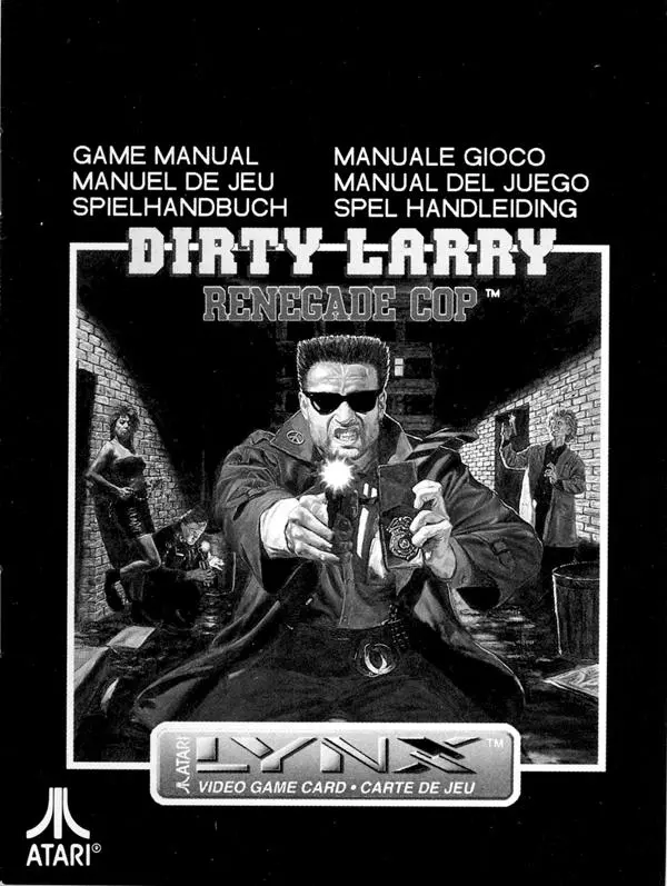 manual for Dirty Larry - Renegade Cop
