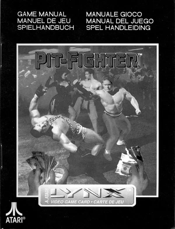 manual for Pit Fighter - The Ultimate Competition
