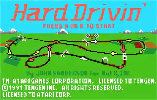 Image n° 11 - titles : Hard Drivin'