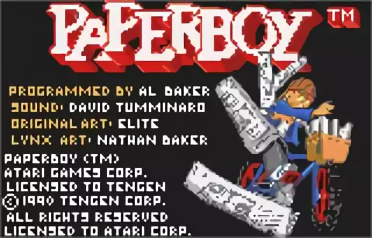 Image n° 11 - titles : Paperboy
