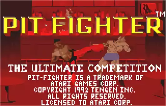 Image n° 5 - titles : Pit Fighter - The Ultimate Competition
