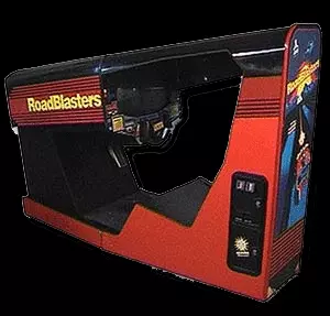 Image n° 1 - cabinets : Road Blasters (cockpit, German, rev 1) Image n° 1 - cabinets : Road Blasters (cockpit, German, rev 1)