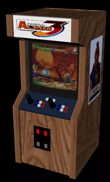 Image n° 1 - cabinets : Street Fighter Alpha 3 (USA 980616, SAMPLE Version)